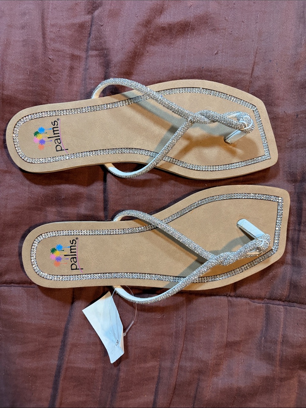 Women’s Flip Flops.  Palms Brand.  NWT!